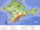 Туристическая карта Крыма