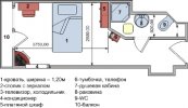 Однокомнатный одноместный номер полулюкс
