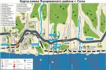 Схема Лазаревского района Сочи