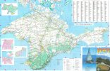 Подробная карта Крыма